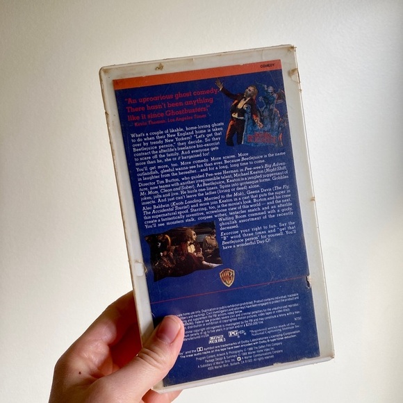 Vintage Beetlejuice VHS Tape - Picture 2 of 3